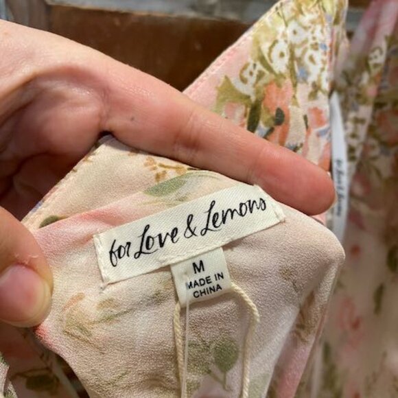 Emmaline Floral Lace Trim Maxi Dress - Picture 11 of 12